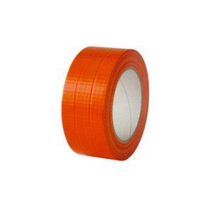 Bandă adezivă cu strat de țesătură, portocalie, 48 mm x 33 m – izolație termică exterioară